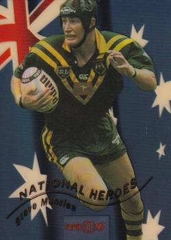 1996 Dynamic ARL Series 1 - National Heroes #NH2 Steve Menzies Front